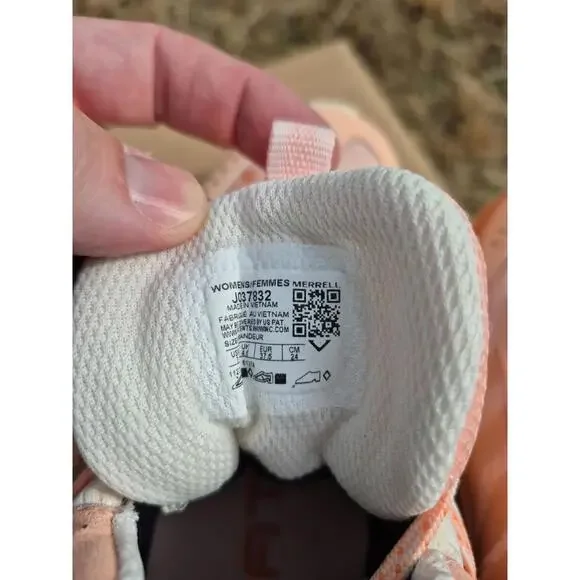 Merrell Moab Speed 2 Mid GORE-TEX Hiking Boots for Ladies - Peach - 7M Womens - Picture 7 of 9